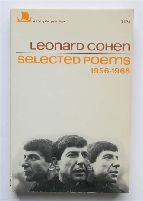 Leonard Cohen Selected Poems 1956 1968 Literature Book 1 Poems