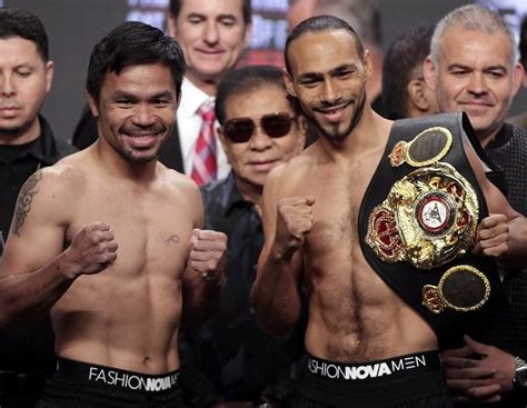 Live Manny Pacquiao Vs Keith Thurman Round By Round Results Gma