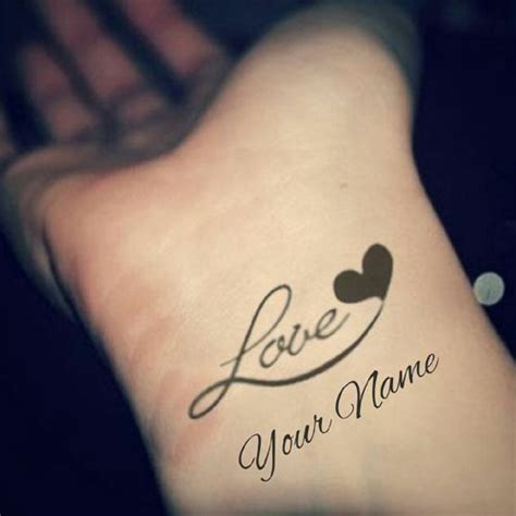Love Heart Tattoos With Names On Wrist Best Tattoo Ideas