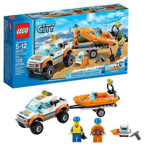 Lego City Coast Guard 60012 4x4 And Diving Boat