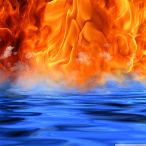69 Fire And Water Wallpaper