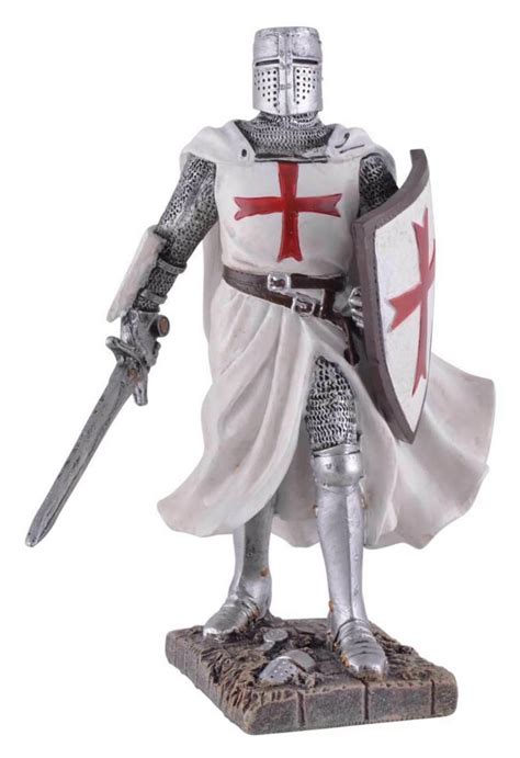 Crusader Knight Templar Figurine | Gothic Gifts