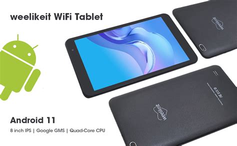 Weelikeit Tablet 8 Zoll Android 11 Tablets Mit Ax Wifi6 Quad Core