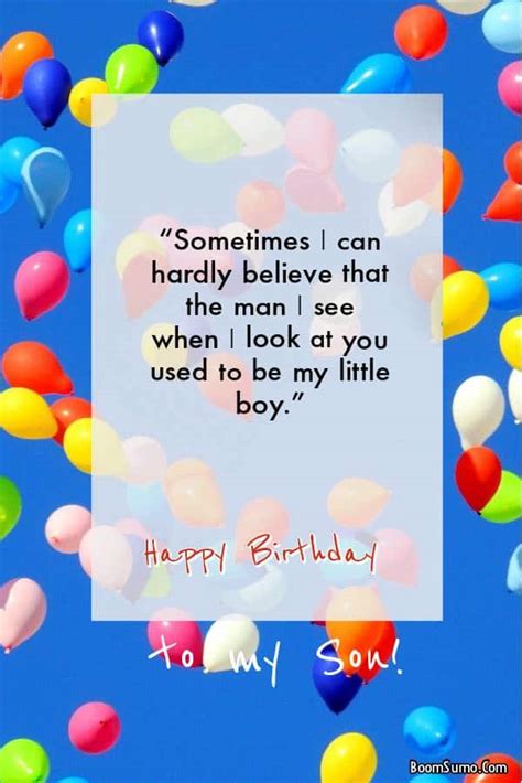 Birthday Wishes For Your Son Happy Birthday Son Quotes Boomsumo