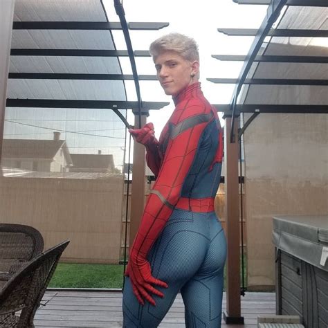 hot male cosplay spiderman and more