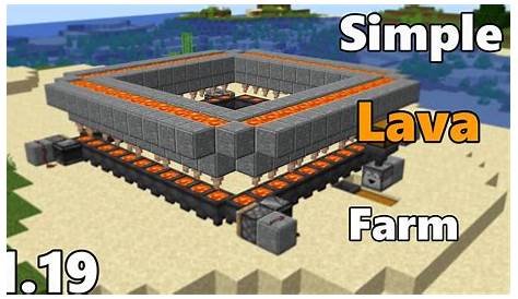 Minecraft 1.19 Infinite Lava Farm Tutorial - YouTube