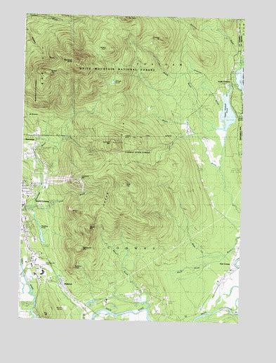 North Conway East Nh Topographic Map Topoquest