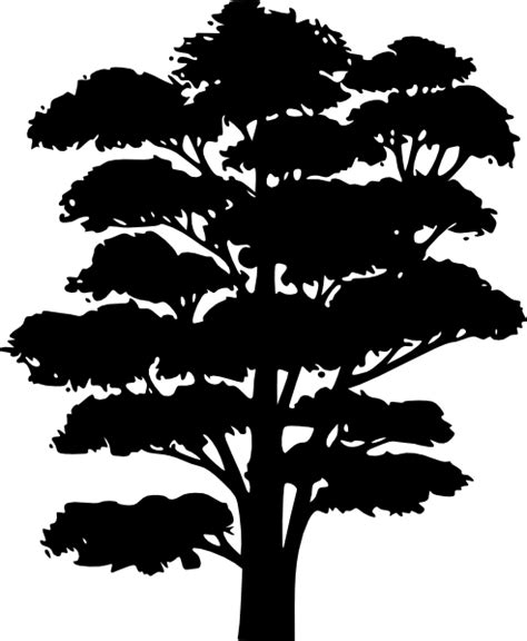 Tree Silhouettes Clip Art At Vector Clip Art Online