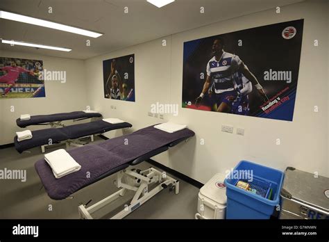 Treatment Tables In The Reading Dressing Room Hi Res Stock Photography