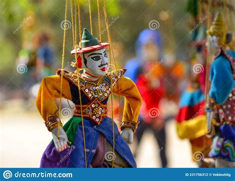Traditional Burmese Puppet For Sale Stock Photo Image Of Background