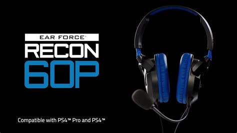 Turtle Beach Recon 60P Amplified Gaming Headset For PlayStation 4 YouTube