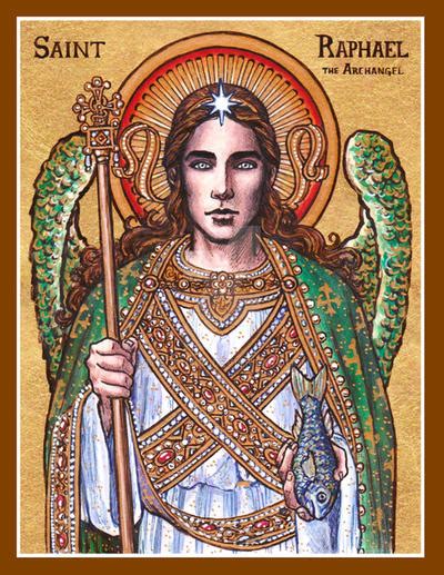 St Raphael The Archangel Icon By Theophilia On Deviantart