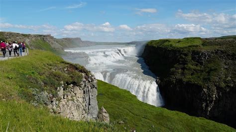 Gullfoss Golden Falls Waterfall Iceland 4k Youtube