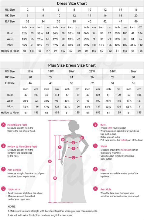 Best Wedding Dress Size Chart In The World The Ultimate Guide Blackwedding3