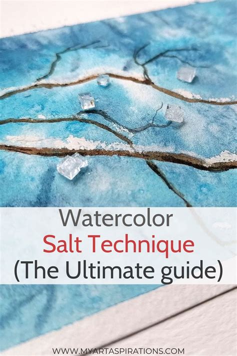 Watercolor Salt Technique Guide Watercolor With Salt Painting With