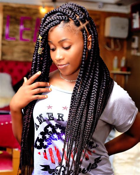 Top 10 Box Braids Style To Try In The New Year 2020