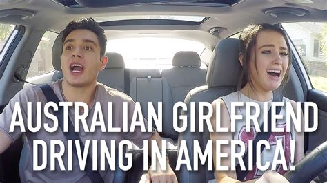My Australian Girlfriend Driving In America Driving Gabriel Conte Jess And Gabe
