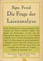 Die Frage der Laienanalyse : Freud, Sigmund, 1856-1939 : Free Download ...