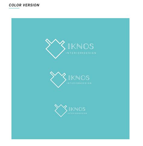 Iknos Interior Design Logo On Behance