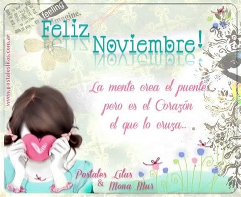 Imágenes Con Frases Y Mensajes Bonitos De Bienvenido Noviembre Y Felíz