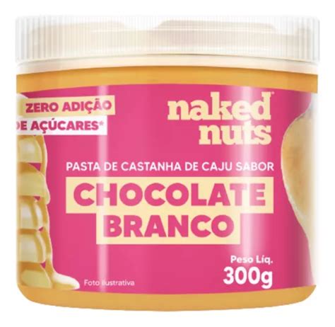 Pasta De Castanha De Caju Com Chocolate Branco Naked Nuts Mercadolivre