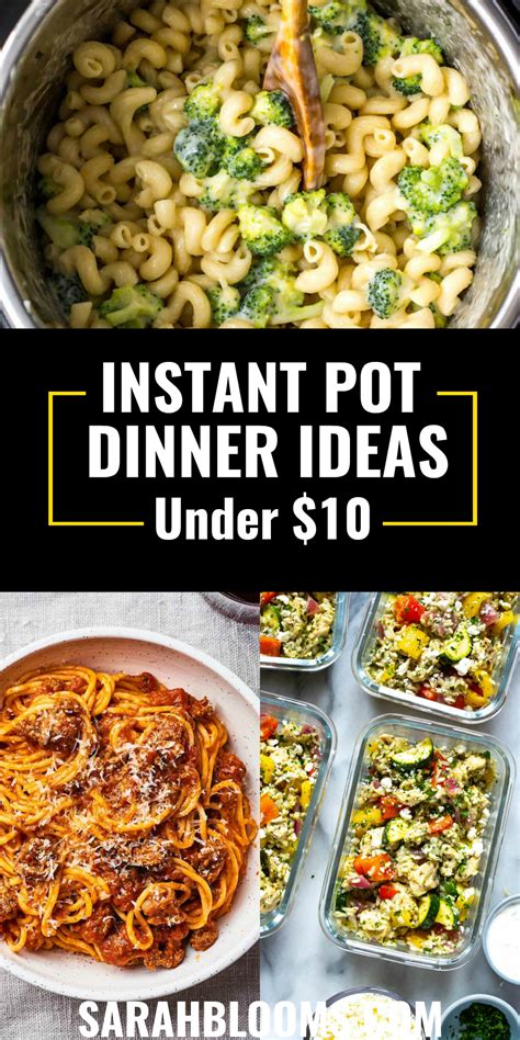These instant pot meatballs are the easiest way to make meatballs ever. 25 Cheap Instant Pot Meals Under $10 | Instant pot recipes ...
