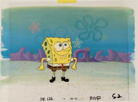 Spongebob Original Squarepants Background Animation Cel