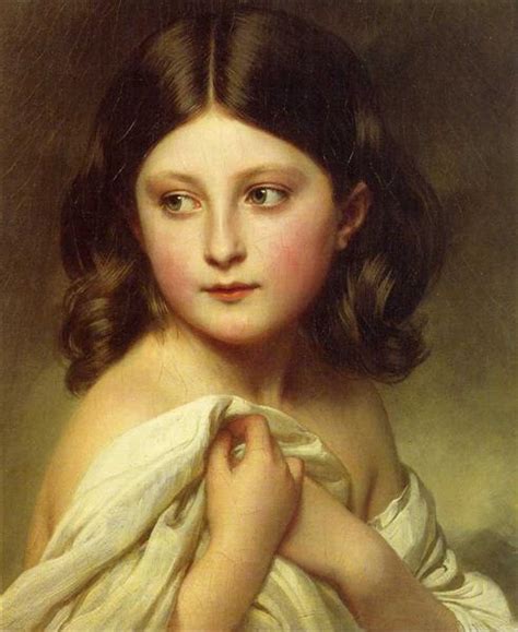 A Young Girl Called Princess Charlotte 1864 Franz Xaver Winterhalter