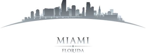 Royalty Free Miami Skyline Clip Art Vector Images And Illustrations Istock