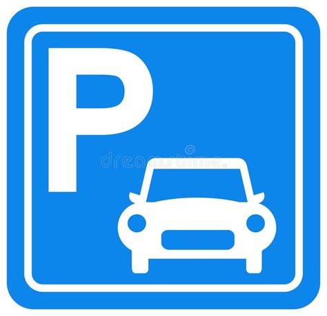 Car Parking Symbol Sign Vector Illustration Isolate On White