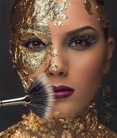 Oro Fantasy Makeup Vibrant Makeup Gold Face Paint
