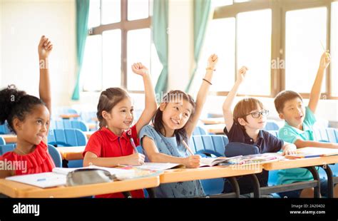 Elementary School Kids Classroom