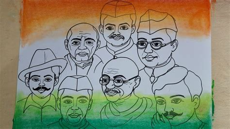 Drawing Of Indian Freedom Fighters Freedom Fighters Biography Name Of