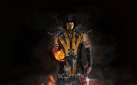 Hd Wallpaper Scorpion Mortal Kombat Scorpion Wallpaper Games Dark