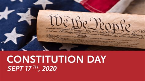 Constitution Day September 17th 2020 Wcui