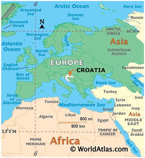 Croatia Map Geography Of Croatia Map Of Croatia