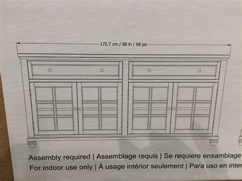 Costco 1041176 Pike And Main 68 Accent Cabinet Size Costcochaser