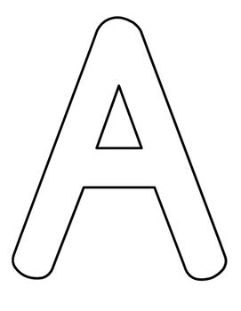 You can print the coloring page directly in your browser or download the pdf and then print it. Full Page Alphabet Coloring Sheets Capital Letters | TpT