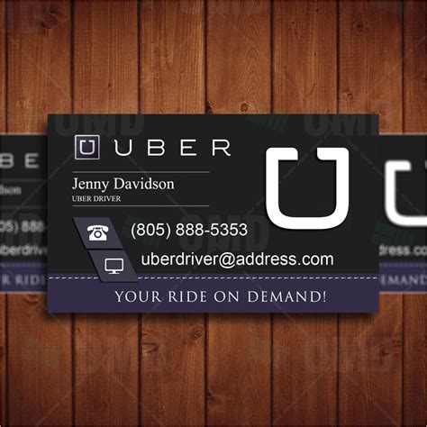 Introduce yourself with these business cards & make a terrific first impression. Uber Driver Business Card Template | williamson-ga.us