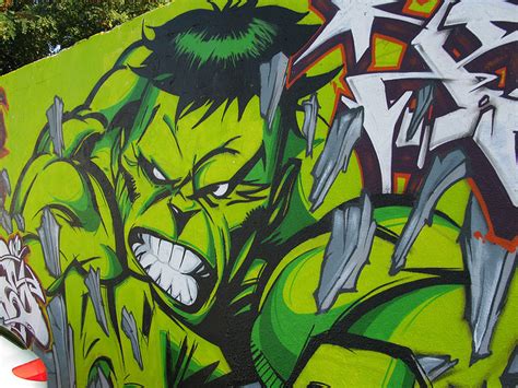 The Hulk Graffiti Graffiti Art Graffiti Street Art