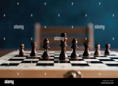 Chess Board Game Concept Of Business Ideas And Competition And Stratagy