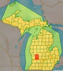 Map of Kent County, Michigan