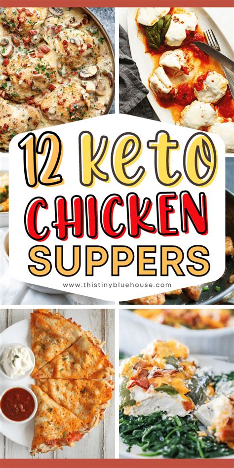 12 Delicious Easy Keto Chicken Dinner Ideas This Tiny Blue House