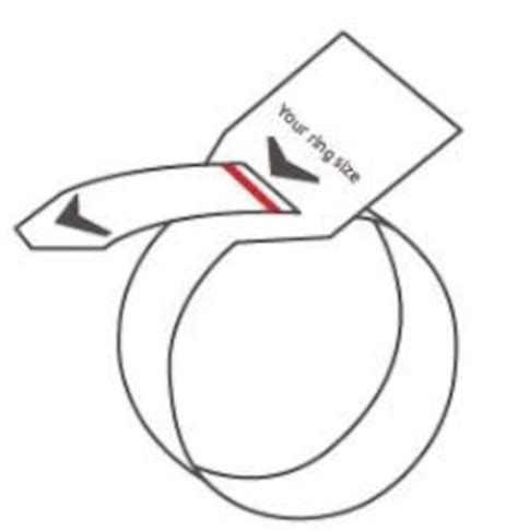 Printable Ring Sizer Instant Digital Download Find Your Etsy