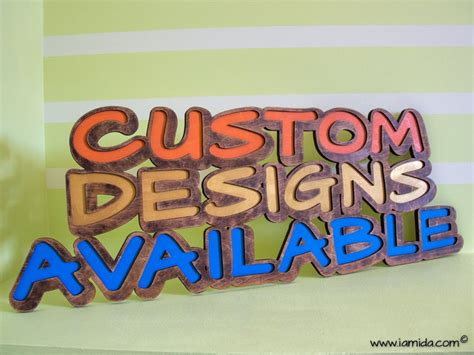 3d Custom Sign 3d Personalized Wooden Sign Business Sign Etsy