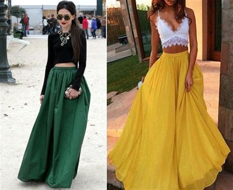 How To Wear Long Skirts And Look Super Chic Indian