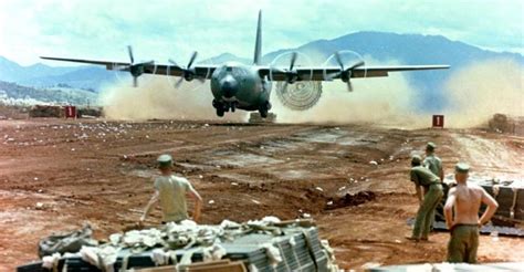 Amazing Shot Of The Lockheed C 130 Making A Lapes Delivery In Vietnam