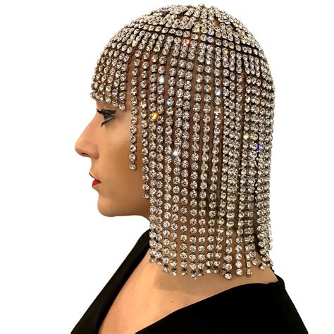 stonefans exaggerated fringe hair chain accessories braids y2k jewelry shiny nightclub crystal