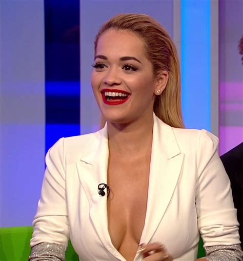 Rita Ora Boobs Hanging Out On The One Show Mirror Online