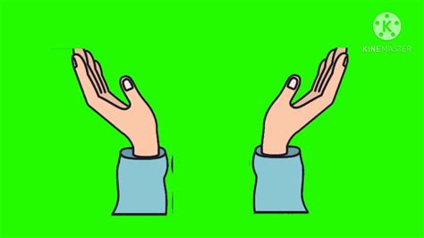 Clapping Hands Animation With Green Screen Youtube